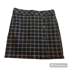 RSQ plaid mini skirt